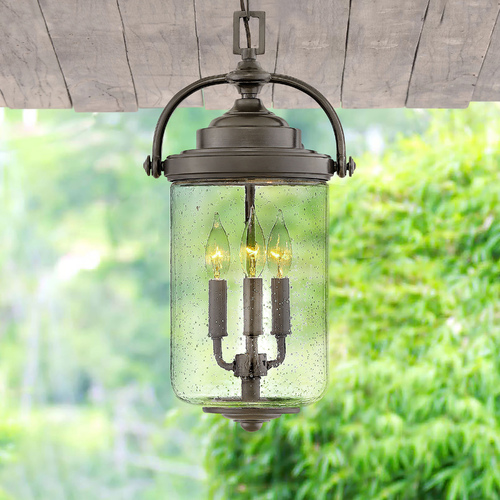Willoughby Oil Rubbed Bronze Outdoor Hanging Light by Hinkley Lighting