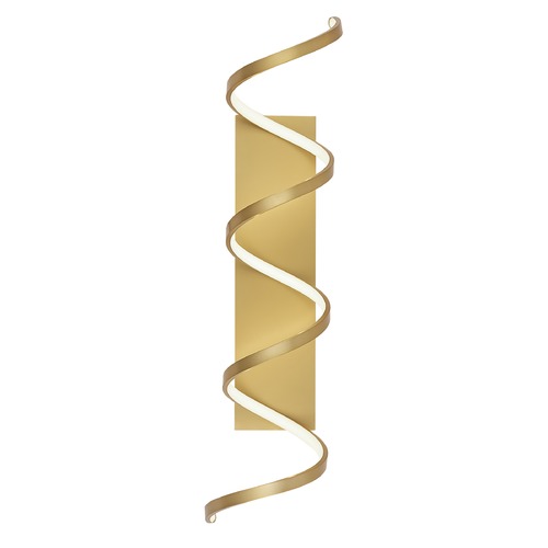 Synergy Antique Brass LED Sconce by Kuzco Lighting