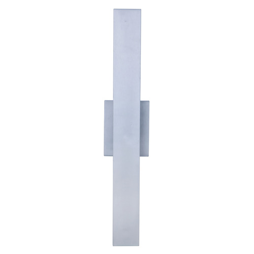 Rens Brushed Aluminum LED Outdoor Wall Light by Craftmade Lighting