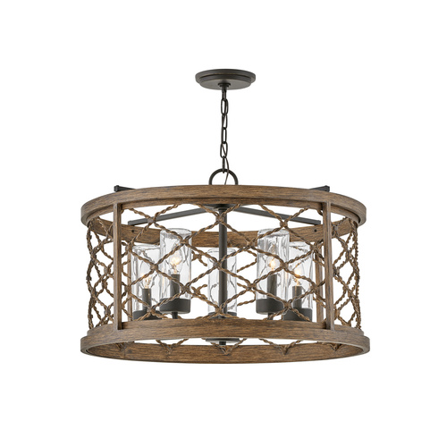 Hinkley Finn Medium Outdoor Pendant in Oil Rubbed Bronze by Hinkley Lighting 12395OZ