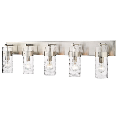 Z-Lite Fontaine Brushed Nickel Bathroom Light by Z-Lite 3035-5V-BN