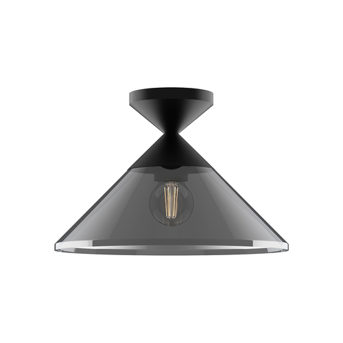 Alora Lighting Mauer Matte Black Semi-Flushmount Light