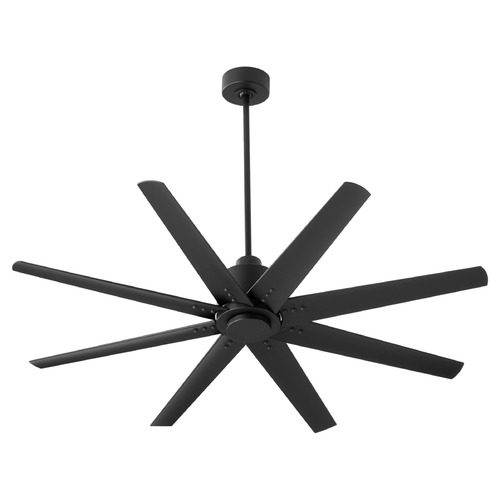 Oxygen Fleet Black Ceiling Fan Without Light