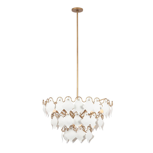 Kalco Lighting Manta Modern Gold Pendant Light