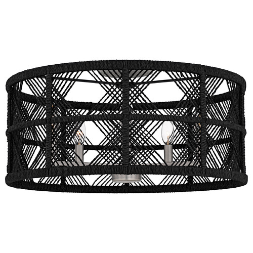 Quoizel Lighting Axford Antique Nickel Semi-Flushmount Light