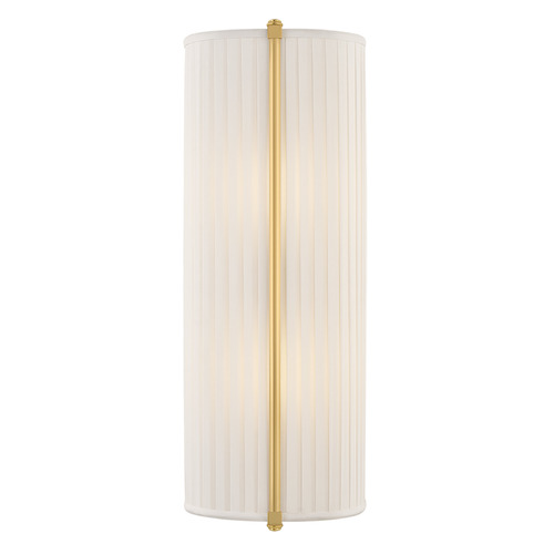 Hudson Valley Lighting Augusta Hoffman Cornell Aged Brass LED Sconce