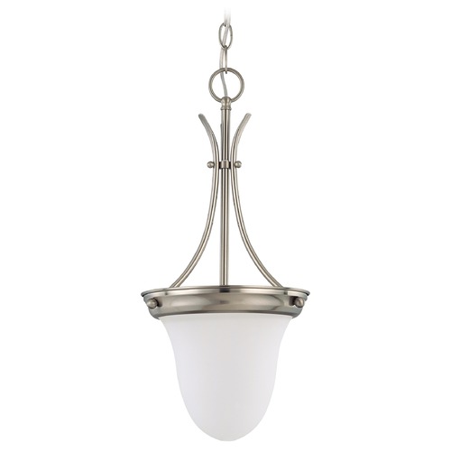 10-Inch Brushed Nickel Pendant by Nuvo Lighting