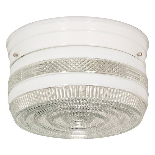 Nuvo Lighting White Flush Mount by Nuvo Lighting SF77/098