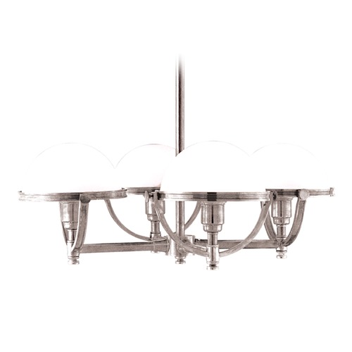 Stratford 4-Light Chandelier in Polished Nickel by Hudson Valley Lighting