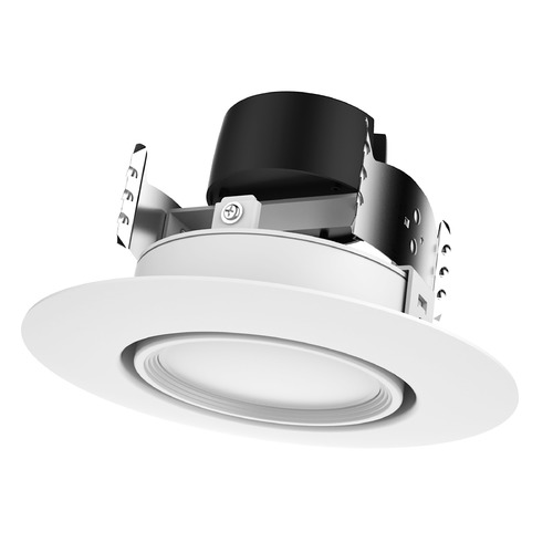 Satco Lighting 4-Inch 9W LED Directional Retrofit Gimbaled 4000K 630LM 120V Dimmable by Satco Lighting S9465