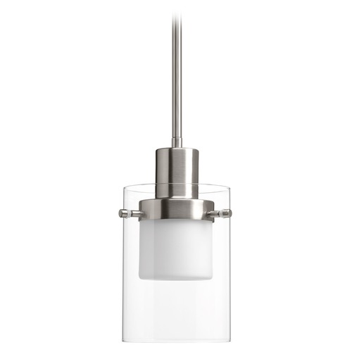 Progress Lighting Moderna Brushed Nickel LED Mini Pendant by Progress Lighting P500000-009-30