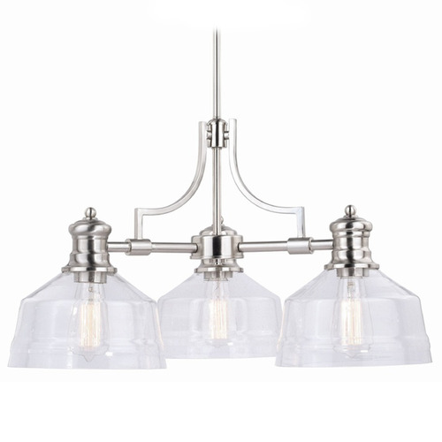 Vaxcel Lighting Beloit Satin Nickel Chandelier
