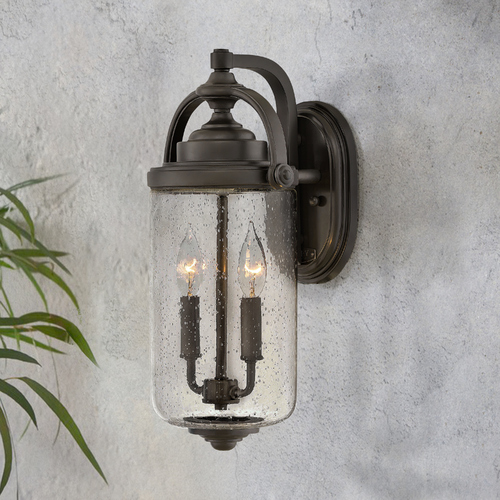 Willoughby 17-Inch Oil Rubbed Bronze Outdoor Wall Light by Hinkley Lighting