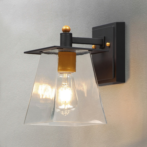 Chalet Bronze & Gold LED Outdoor Wall Light by Maxim Lighting