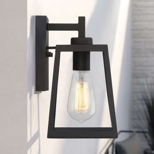 Halifax Matte Black Outdoor Wall Light by Nuvo Lighting