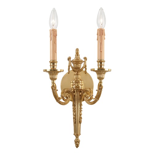 Metropolitan French Gold Sconce by Metropolitan Lighting
