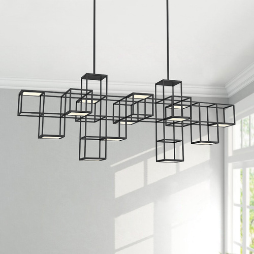 Ferro Black LED Linear Light by Eurofase Lighting