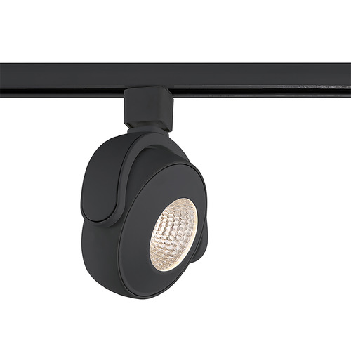 40W LED Round Track Head in Black by Eurofase Lighting