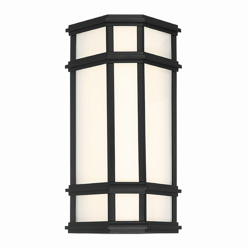 Eurofase Lighting Monte 14-Inch Outdoor Sconce in Satin Black by Eurofase Lighting 42687-016