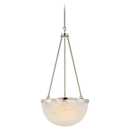 Visual Comfort Signature Collection Kelly Wearstler Melange Small Pendant in Nickel by Visual Comfort Signature KW5618PNALB