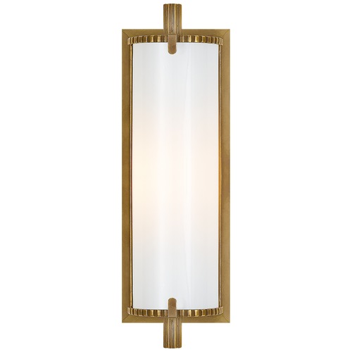Visual Comfort Signature Collection Thomas OBrien Calliope Short Bath Light in Brass by Visual Comfort Signature TOB2184HABWG