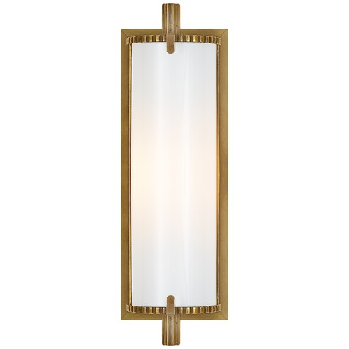 Visual Comfort Signature Collection Thomas OBrien Calliope Short Bath Light in Brass by Visual Comfort Signature TOB2184HABWG