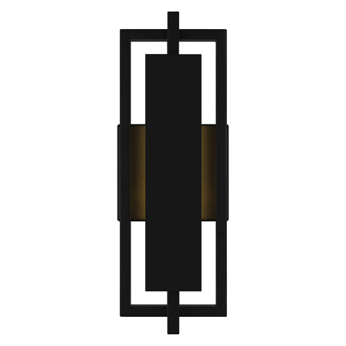 Pointsett Outdoor Wall Light in Matte Black by Quoizel Lighting