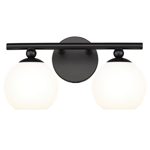 Z-Lite Z-Lite Neoma Matte Black Bathroom Light 1100-2V-MB