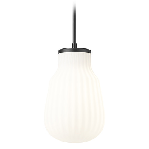 Z-Lite Newbury Matte Black Mini-Pendant Light with Bowl / Dome Shade