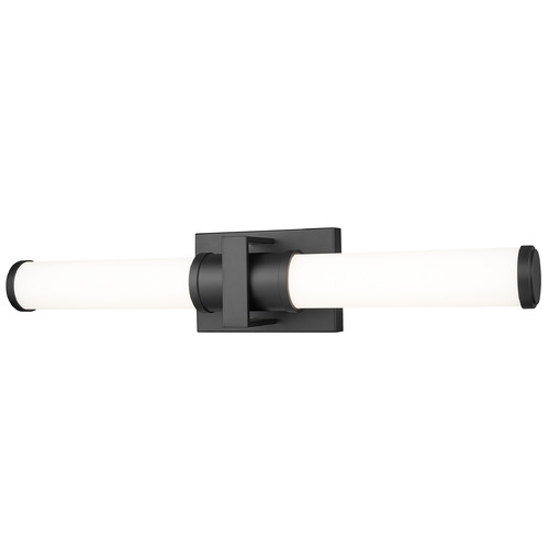 Z-Lite Z-Lite Idris Matte Black LED Vertical Bathroom Light 1019-25W-MB-LED
