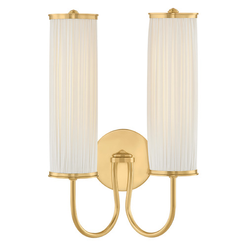 Hudson Valley Lighting Augusta Hoffman Elaine Aged Brass LED Sconce