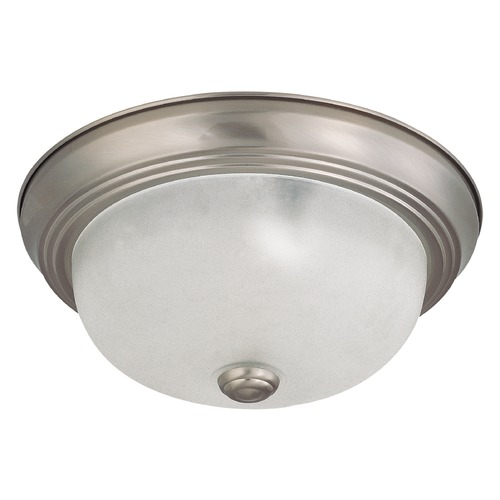 Nuvo Lighting 11-Inch Brushed Nickel Flush Mount by Nuvo Lighting 60/3261