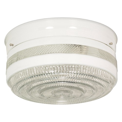 Nuvo Lighting White Flush Mount by Nuvo Lighting SF77/099