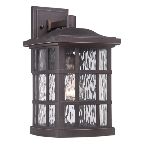 Quoizel Lighting Stonington Palladian Bronze Outdoor Wall Light by Quoizel Lighting SNN8409PN