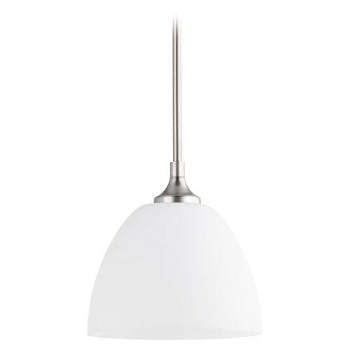 Quorum Lighting Enclave Satin Nickel Mini Pendant by Quorum Lighting 3159-65