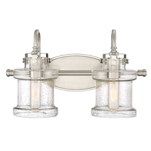 Danbury 16.25-Inch Bath Light in Brushed Nickel by Quoizel Lighting