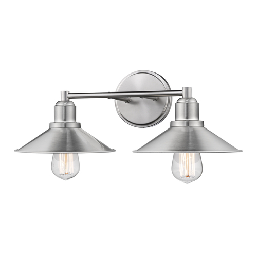 Z-Lite Casa Brushed Nickel Bathroom Light by Z-Lite 613-2V-BN