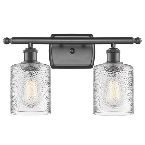 Innovations Lighting Innovations Lighting Cobbleskill Oil Rubbed Bronze Bathroom Light 516-2W-OB-G112