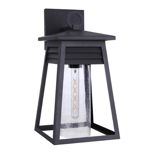 Craftmade Lighting Becca Textured Black Outdoor Wall Light by Craftmade Lighting ZA2724-TB