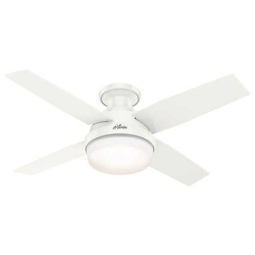 Hunter Fan Company 44-Inch Dempsey Fan in Fresh White by Hunter Fan Company 50399