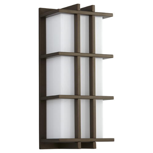 Telshor 16.5-Inch Wet Wall Sconce in Oiled Bronze by Oxygen Lighting