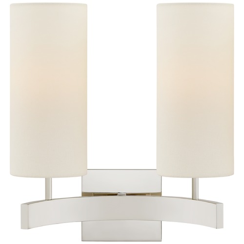 Visual Comfort Signature Collection Suzanne Kasler Aimee Wall Sconce in Polished Nickel by Visual Comfort Signature SK2552PNL