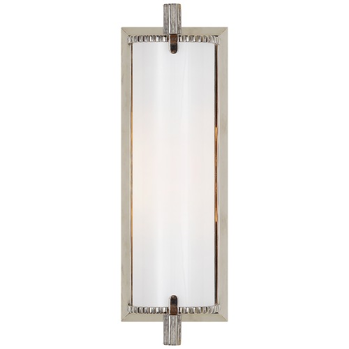 Thomas OBrien Calliope Short Bath Light in Nickel by Visual Comfort Signature