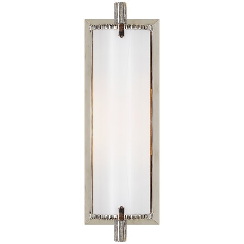 Visual Comfort Signature Collection Thomas OBrien Calliope Short Bath Light in Nickel by Visual Comfort Signature TOB2184PNWG