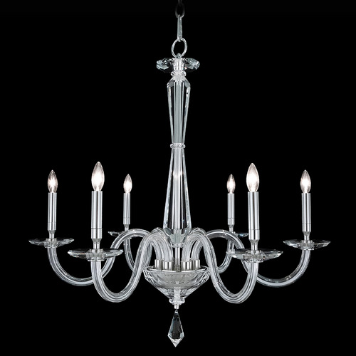 Habsburg 30-Inch Crystal Chandelier in Chrome by Schonbek Lighting