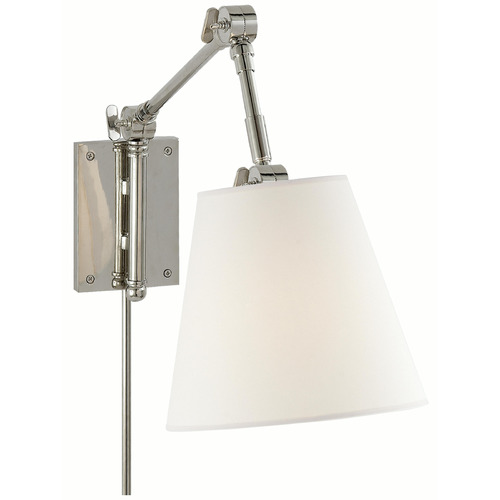 Visual Comfort Signature Collection Visual Comfort Signature Collection Suzanne Kasler Graves Polished Nickel Swing Arm Lamp SK2115PN-L