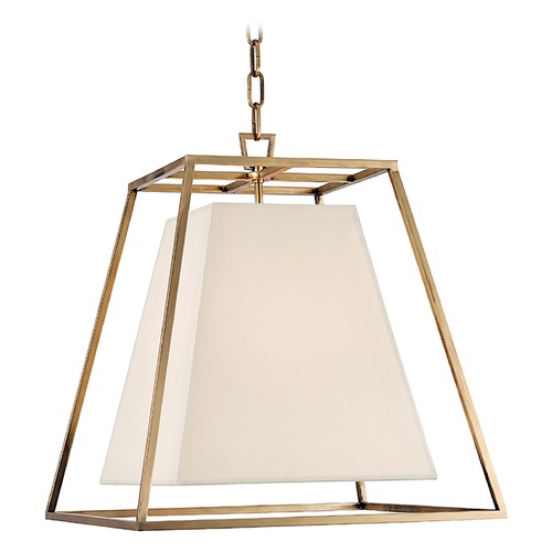 Hudson Valley Lighting Kyle 4-Light Pendant in Aged Brass by Hudson Valley Lighting 6917-AGB-WS