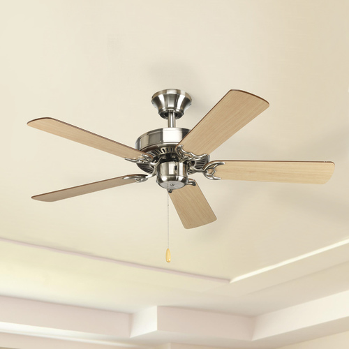 Progress Lighting Air Pro 42-Inch Ceiling Fan in Brushed Nickel by Progress Lighting P2500-09