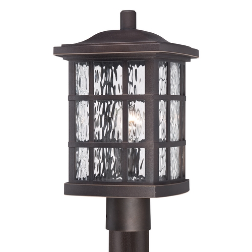 Quoizel Lighting Stonington Palladian Bronze Post Light by Quoizel Lighting SNN9009PN