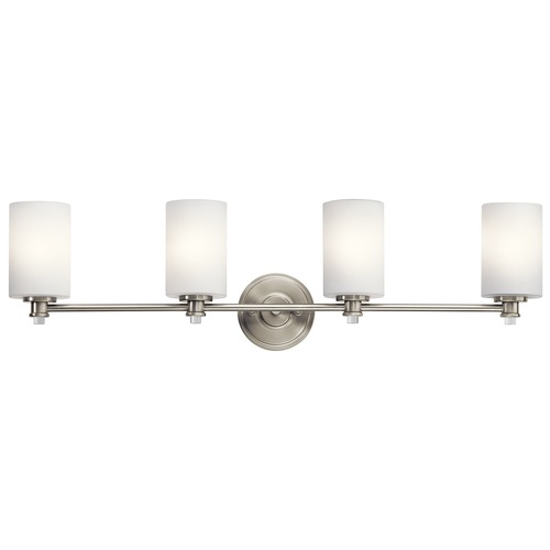 Joelson 34-Inch Brushed Nickel Vanity Light by Kichler Lighting